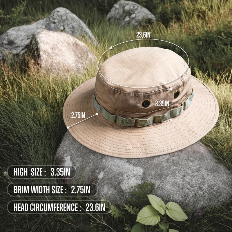 GLORYFIRE Boonie Hat Military Tactical Boonie Hats for Men Women Hunting Fishing Outdoor - Image 3